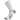 A pair of white and gray Enduro high-performance socks with a deep heel pocket and V-Tech Arch Support System.