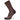 Brown sock on a white background