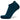 A dark blue Balega Blister Resist Light No Show Tab sock designed for running, featuring moisture-wicking technology and a no-show fit.