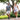 man and women walking down path with trees in background