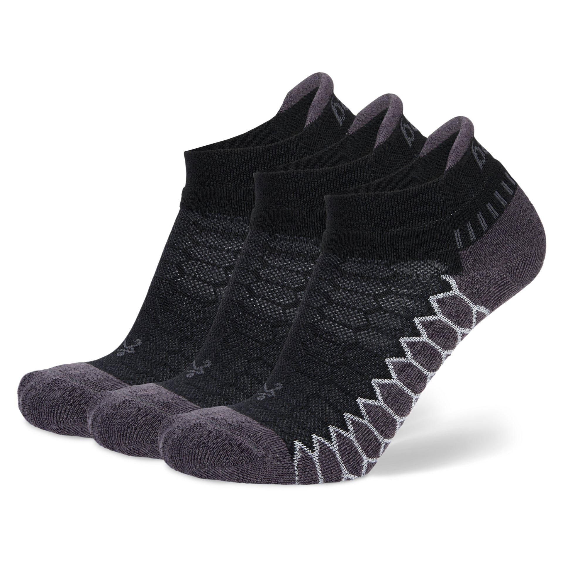 Compression Running Socks Balega Silver No-Show Running Socks