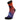 Colorful sock with New York City design on a white background