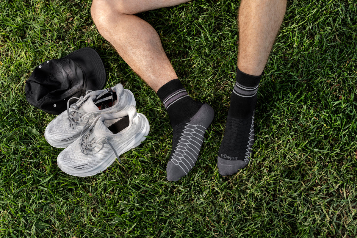 Running Socks Balega Silver No-Show Compression-Fit For Men And