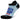 Light blue ankle sock with Chicago architecture design on a white background